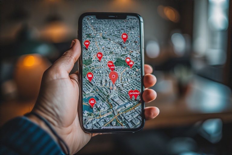 Aplicación movil con mapa de cerrajeros